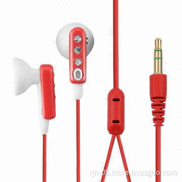 Glowing headphones with colorful cable
